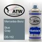 Preview: Mercedes-Benz, Blue Gray, DB-162: 400ml Sprühdose, von ATW Autoteile West.